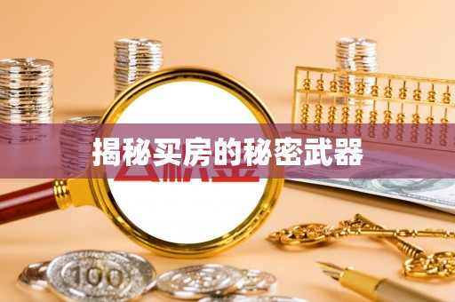 蓝田揭秘买房的秘密武器