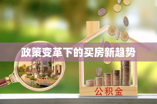 蓝田政策变革下的买房新趋势