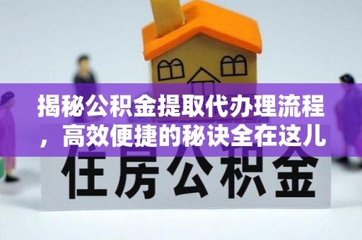 蓝田揭秘公积金提取代办理流程，高效便捷的秘诀全在这儿