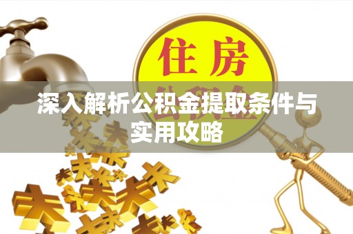 蓝田深入解析公积金提取条件与实用攻略